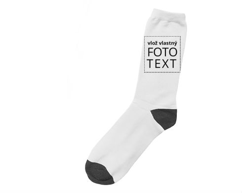 Ponožky čierno biela
